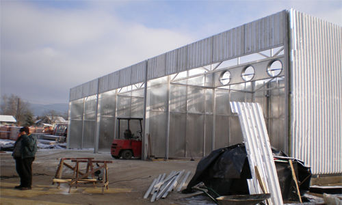 kiln installation in Slovenia